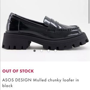 ASOS muled chunky loafer
